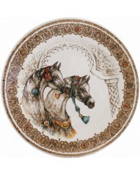 Тарелка десертная "Лошади ветра"/"Chevaux du vent"