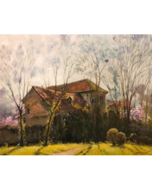 Картина "Дом Виктора Гюго"