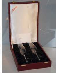 Набор из 2 бокалов для шампанского "Энотека"/"Oeno", 200 ml clear (подарочная коробка)