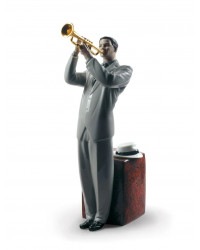 Фигурка джазового трубача